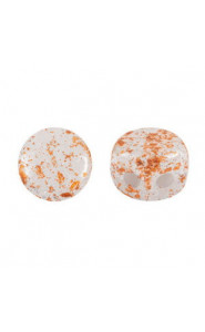 Les perles par Puca® Kalos beads Opaque white tweedy 03000/45703